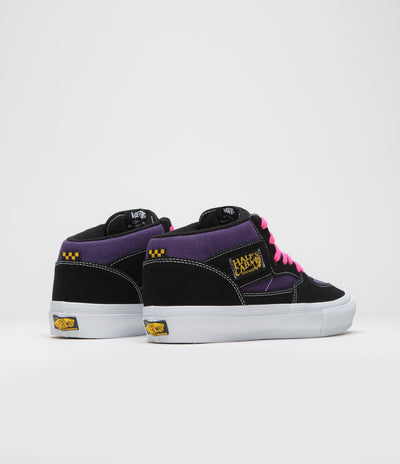 Vans Skate Half Cab Shoes - Black / Purple