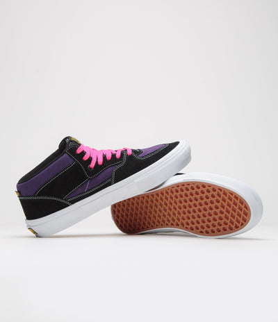 Vans Skate Half Cab Shoes - Black / Purple