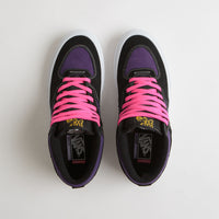 Vans Skate Half Cab Shoes - Black / Purple thumbnail