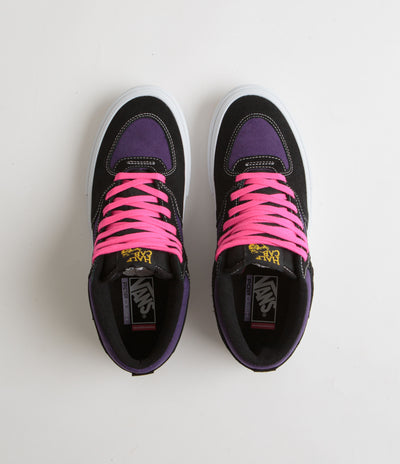 Vans Skate Half Cab Shoes - Black / Purple