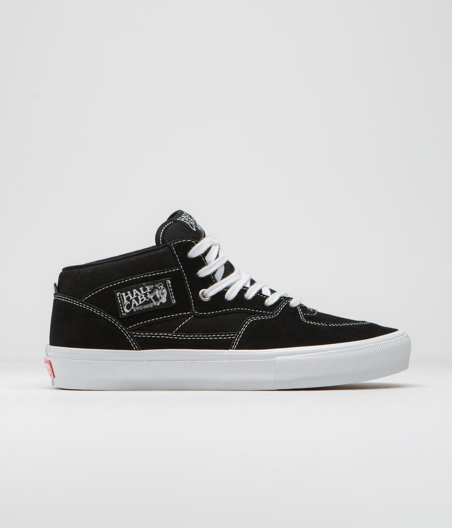 Vans Skate Half Cab Shoes - Black / White