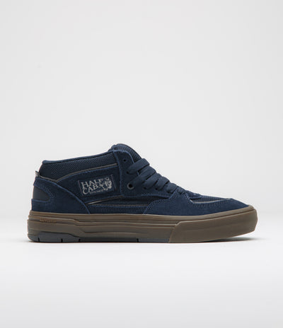 Vans Skate Half Cab Wafflecup Shoes - Navy / Dark Gum