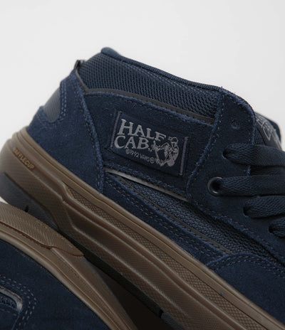 Vans Skate Half Cab Wafflecup Shoes - Navy / Dark Gum