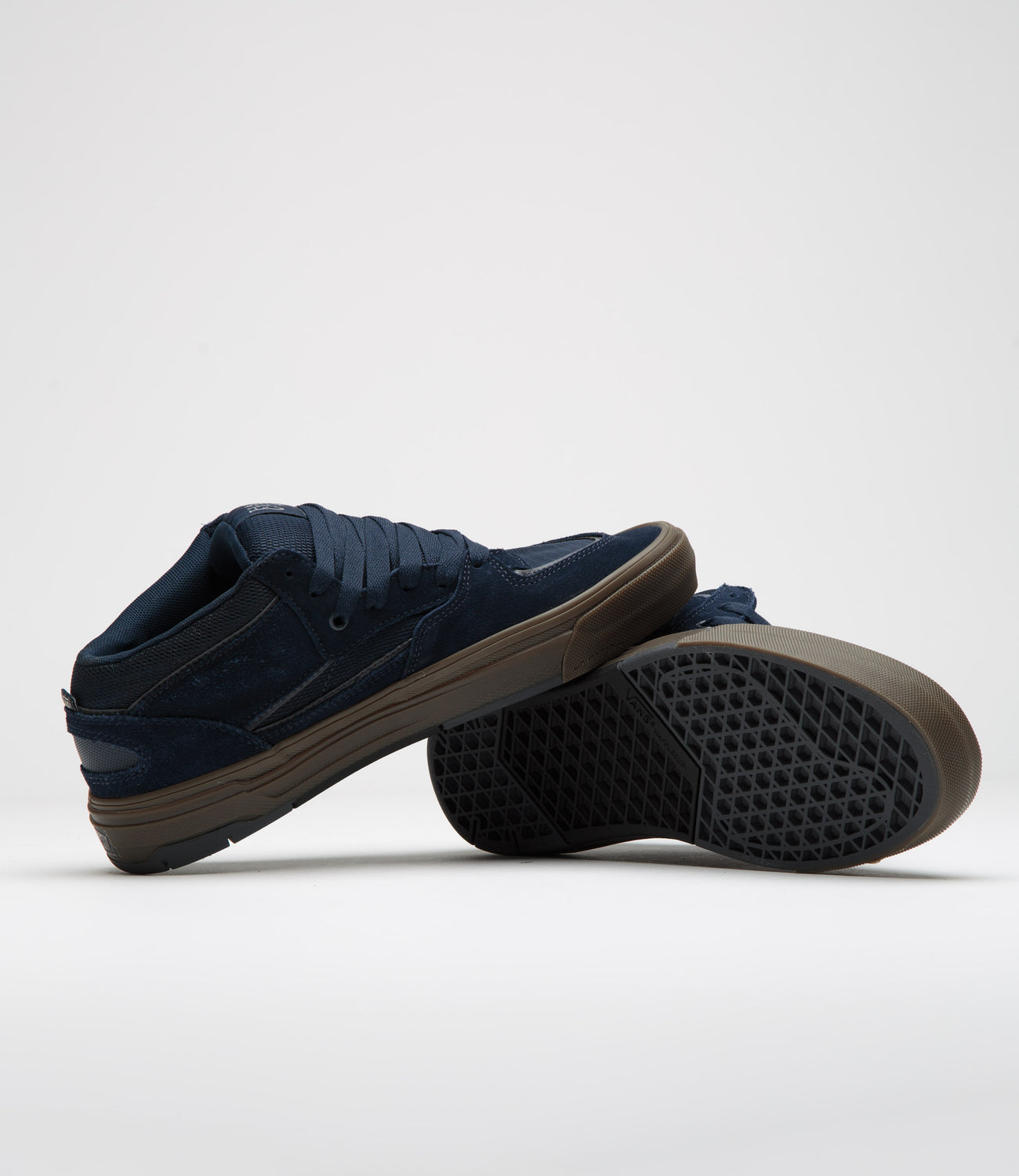 Vans Skate Half Cab Wafflecup Shoes - Navy / Dark Gum | Flatspot