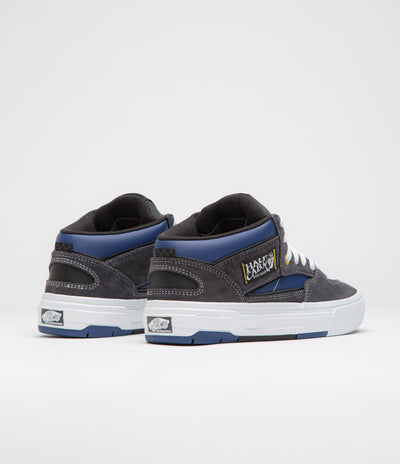 Vans Skate Half Cab Wafflecup Shoes - Navy / Grey