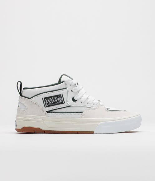 Vans Skate Half Cab Wafflecup Shoes - Una White / Gum