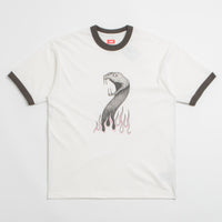 Vans Skate Mike G Snake Flame Ringer T-Shirt - Marshmallow thumbnail