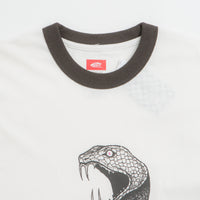 Vans Skate Mike G Snake Flame Ringer T-Shirt - Marshmallow thumbnail