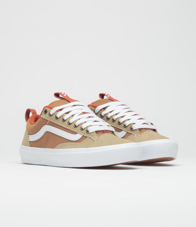 Vans Skate Old Skool 36+ Shoes - Khaki / Burnt Orange
