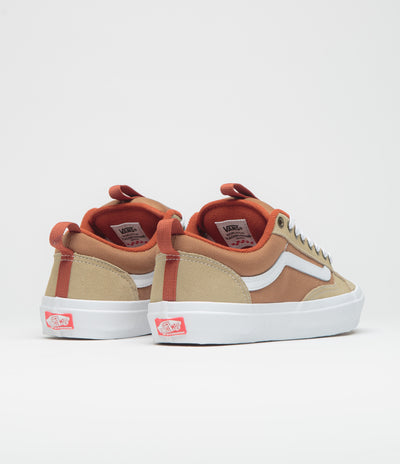 Vans Skate Old Skool 36+ Shoes - Khaki / Burnt Orange