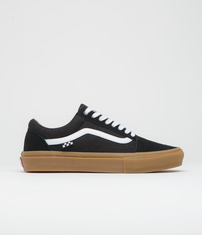 Vans Skate Old Skool Shoes in Black and Gum