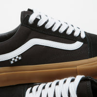 Vans Skate Old Skool Shoes in Black and Gum thumbnail
