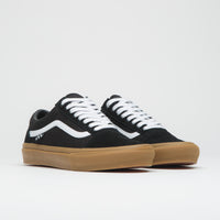 Vans Skate Old Skool Shoes in Black and Gum thumbnail