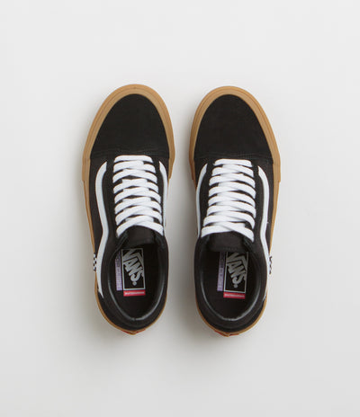 Vans Skate Old Skool Shoes in Black and Gum