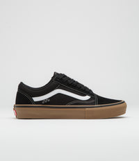 Vans Skate Old Skool Shoes in Black and Gum / White