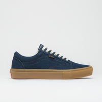 Vans Skate Old Skool Shoes in Blue Denim thumbnail