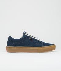 Vans Skate Old Skool Shoes in Blue Denim