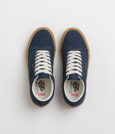 Vans Skate Old Skool Shoes - Blue Denim