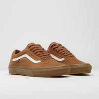 Vans Skate Old Skool Shoes in Brown and Gum thumbnail