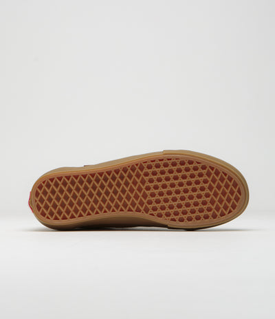 Vans Skate Old Skool Shoes in Brown and Gum