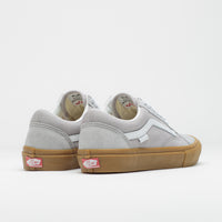 Vans Skate Old Skool Shoes in Crepe Light Gray and Gum thumbnail