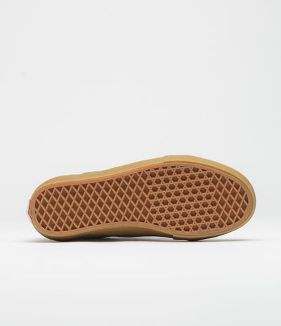 Vans Skate Old Skool Shoes in Crepe Light Gray and Gum