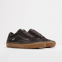Vans Skate Old Skool Shoes - Faded Black / Gum thumbnail