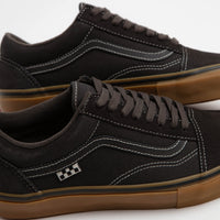Vans Skate Old Skool Shoes - Faded Black / Gum thumbnail