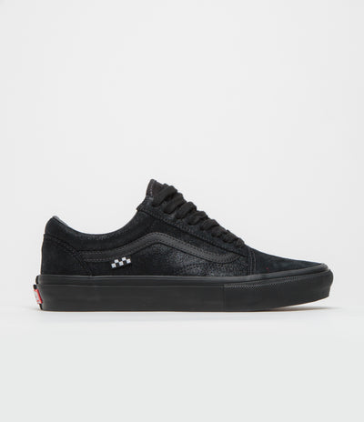 Vans Skate Old Skool Shoes in Metallic Black and Smoke