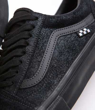 Vans Skate Old Skool Shoes in Metallic Black and Smoke