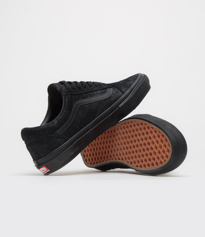 Vans Skate Old Skool Shoes in Metallic Black and Smoke