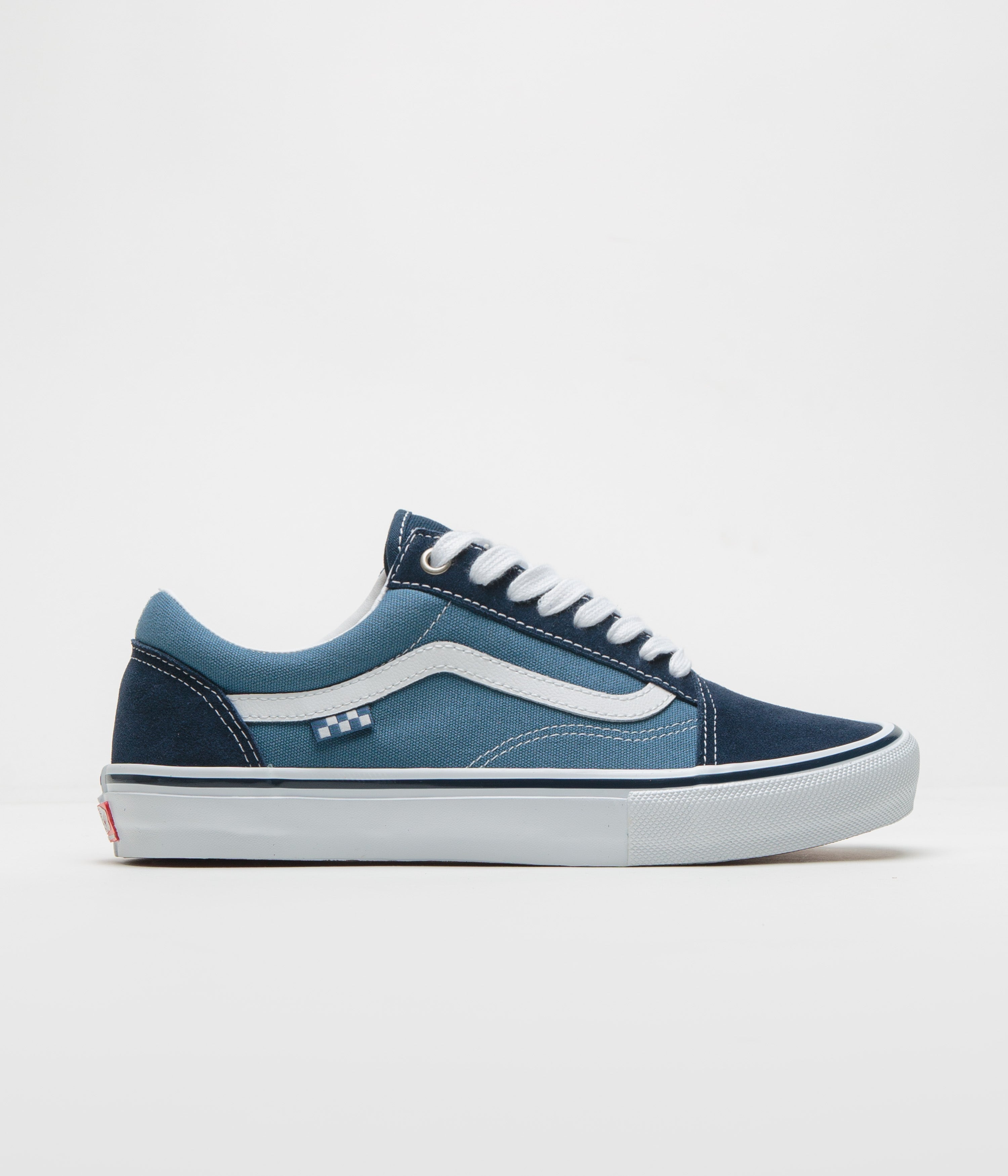Vans Skate Old Skool Shoes in Navy and White
