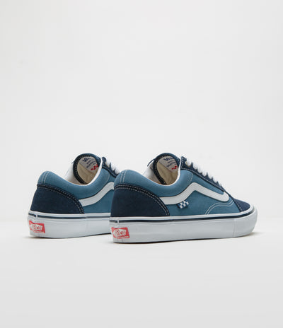 Vans Skate Old Skool Shoes in Navy and White