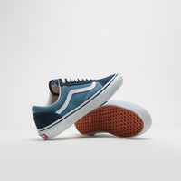 Vans Skate Old Skool Shoes in Navy and White thumbnail