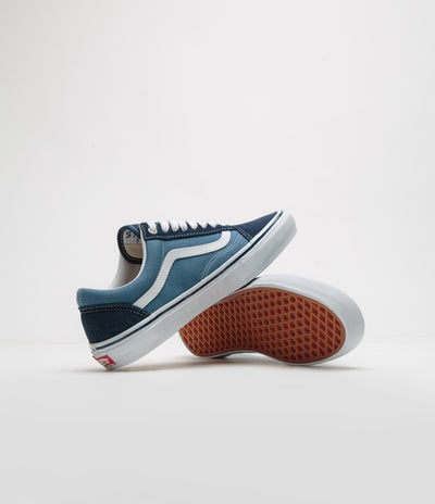 Vans Skate Old Skool Shoes in Navy and White