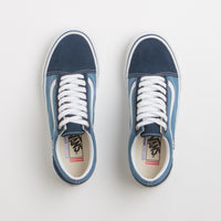 Vans Skate Old Skool Shoes in Navy and White thumbnail