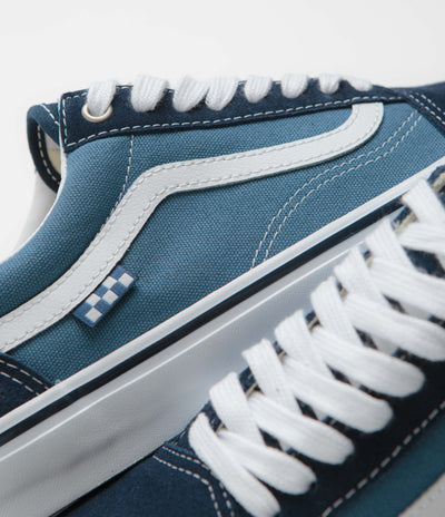 Vans Skate Old Skool Shoes in Navy and White