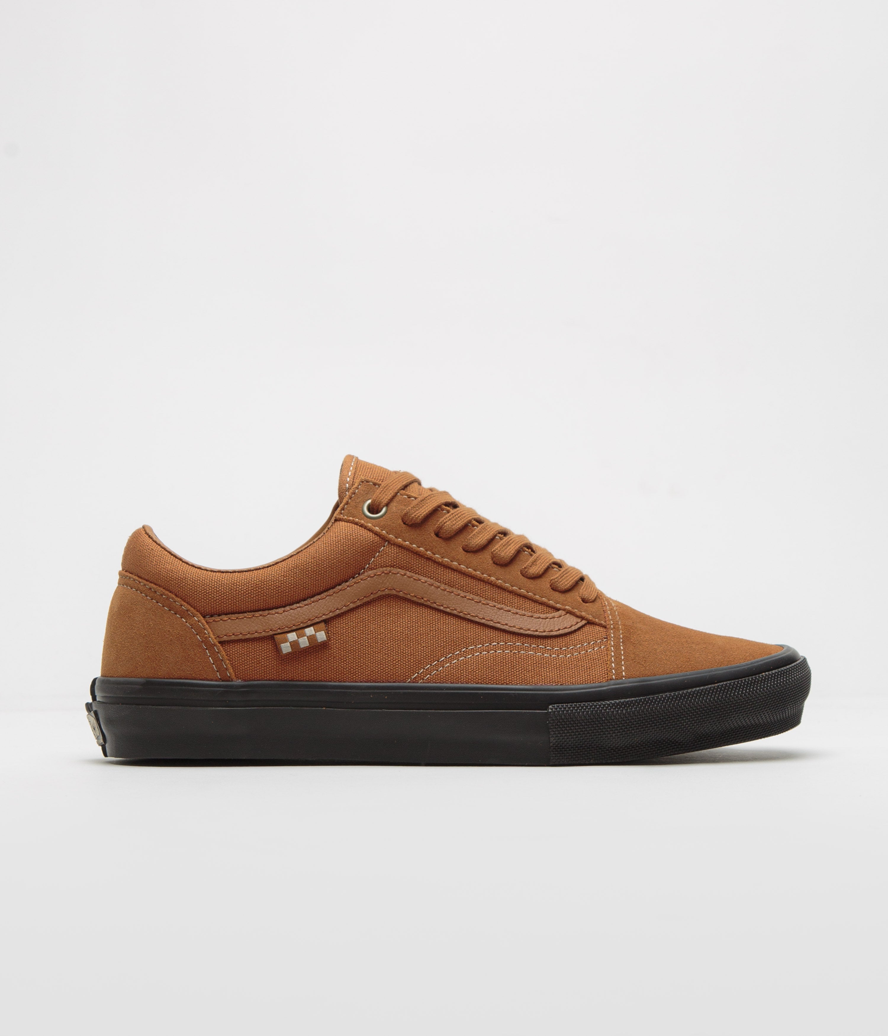 Vans Skate Old Skool Shoes in Sienna and Chocolate