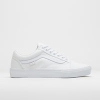 Vans Skate Old Skool Shoes in True White thumbnail