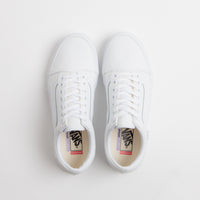 Vans Skate Old Skool Shoes in True White thumbnail