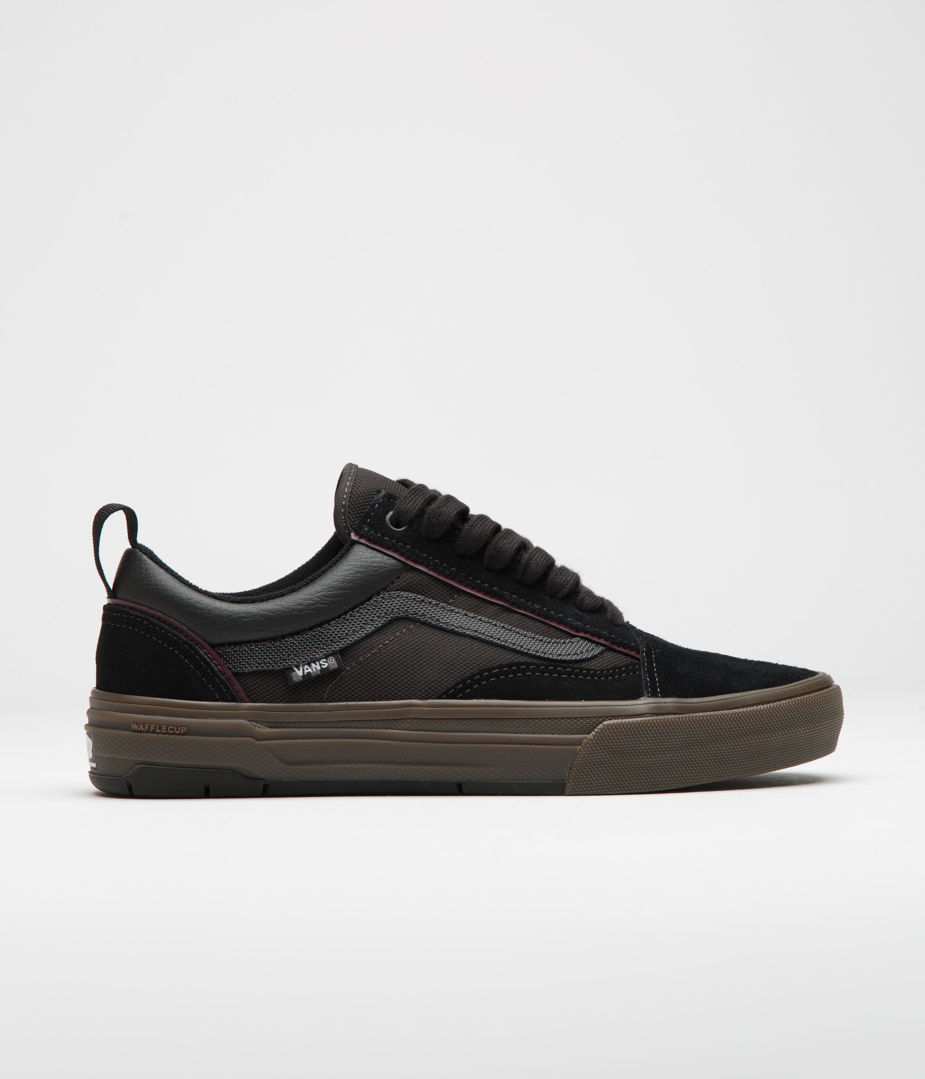 Vans Skate Old Skool Wafflecup Shoes - Black / Dark Gum
