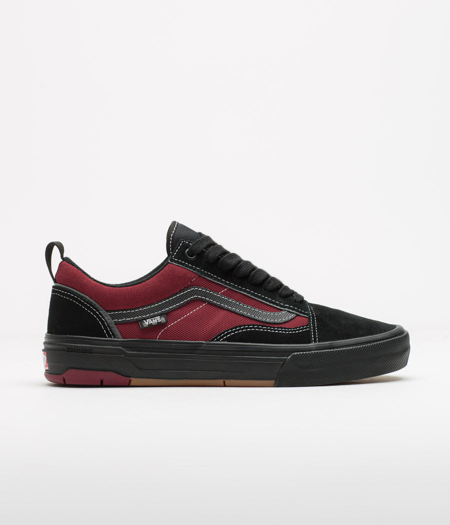Vans Skate Old Skool Wafflecup Shoes - Black / Red