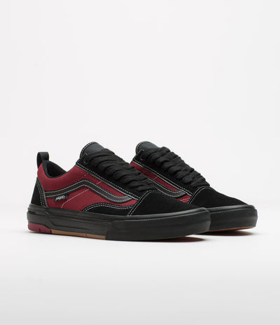 Vans Skate Old Skool Wafflecup Shoes - Black / Red
