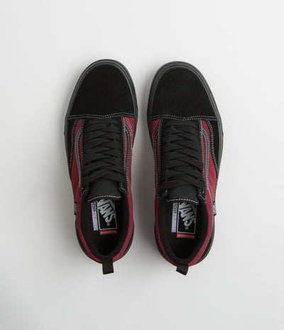 Vans Skate Old Skool Wafflecup Shoes - Black / Red
