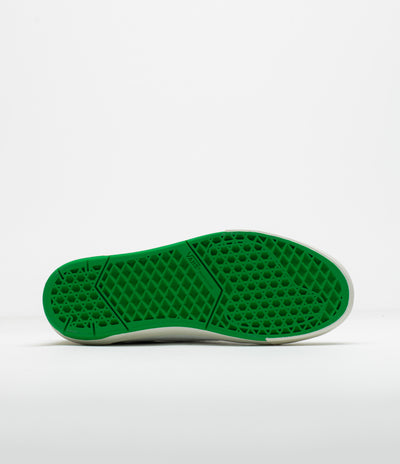 Vans Skate Old Skool Wafflecup Shoes in White and Green