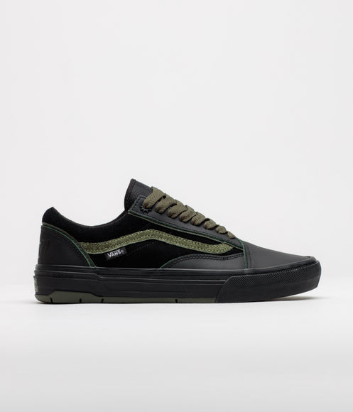 Vans Skate Old Skool Wafflecup Shoes - Willow Green / Black