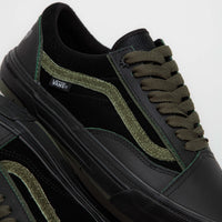 Vans Skate Old Skool Wafflecup Shoes - Willow Green / Black thumbnail
