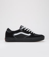 Vans Skate Rowley Shoes in Black and White / Black