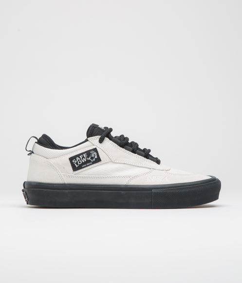 Vans Skate Safe Low Shoes - (Atiba) Bone White / Black