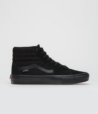 Vans Skate SK8-Hi Shoes in Black and Black